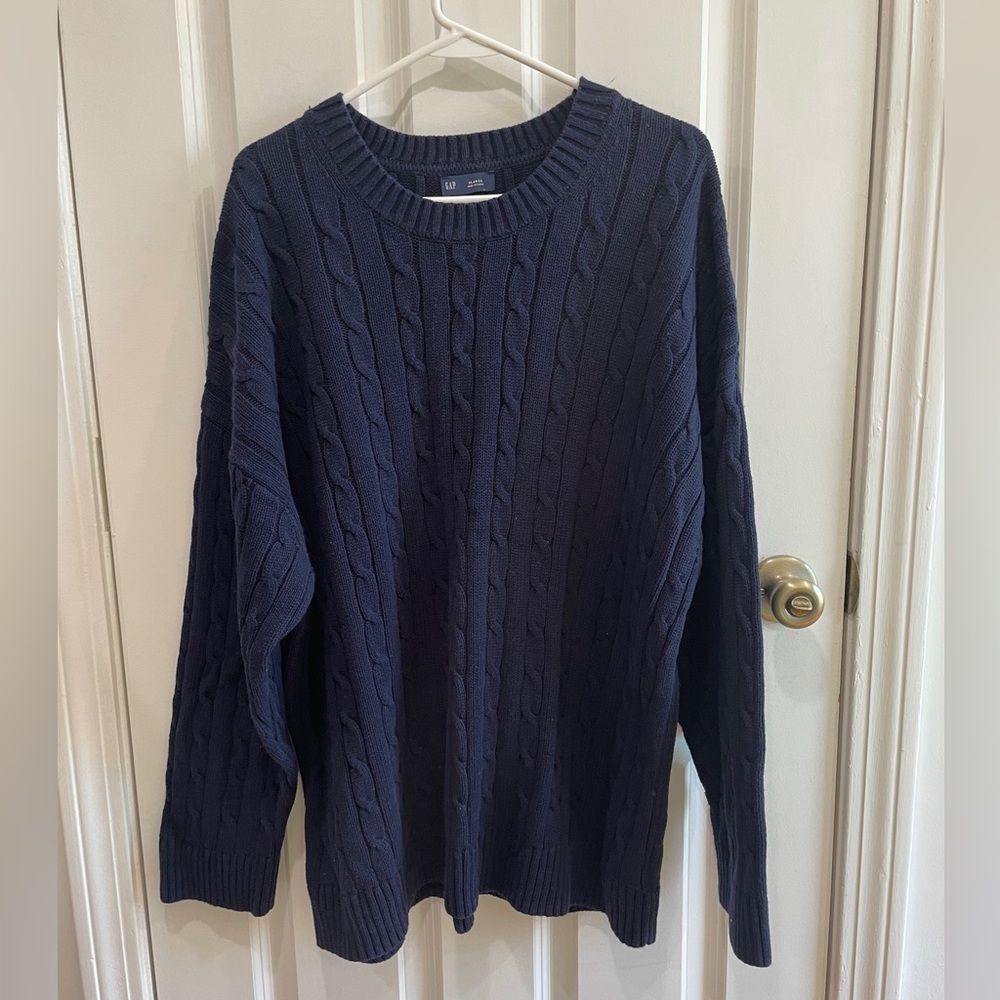 Gap Oversized Cotton Cable Knit Sweater
